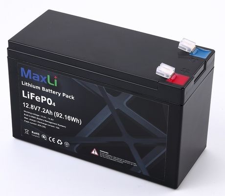 12 batería recargable del litio Lifepo4 de voltio 7.2AH