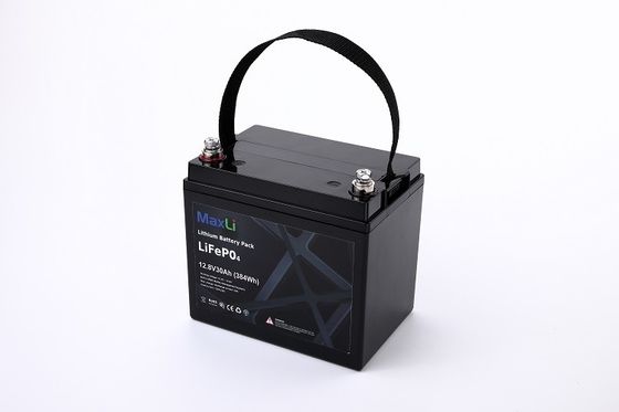 Batería de litio recargable de la luz de ISO9001 12V 30Ah LED