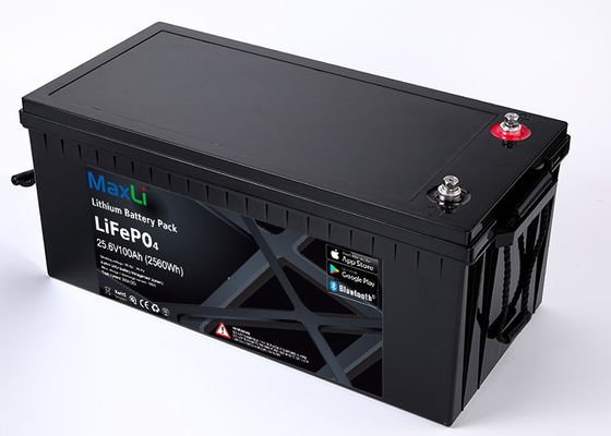 Baterías recargables de 24V 2560Wh 100Ah rv del litio marino de la batería