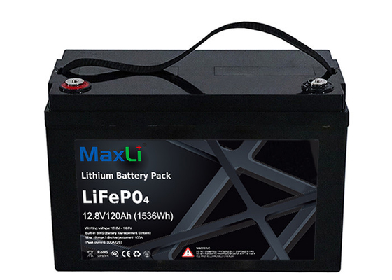 protección del recinto de Ion Deep Cycle Battery IP56 del litio de 12V 120Ah